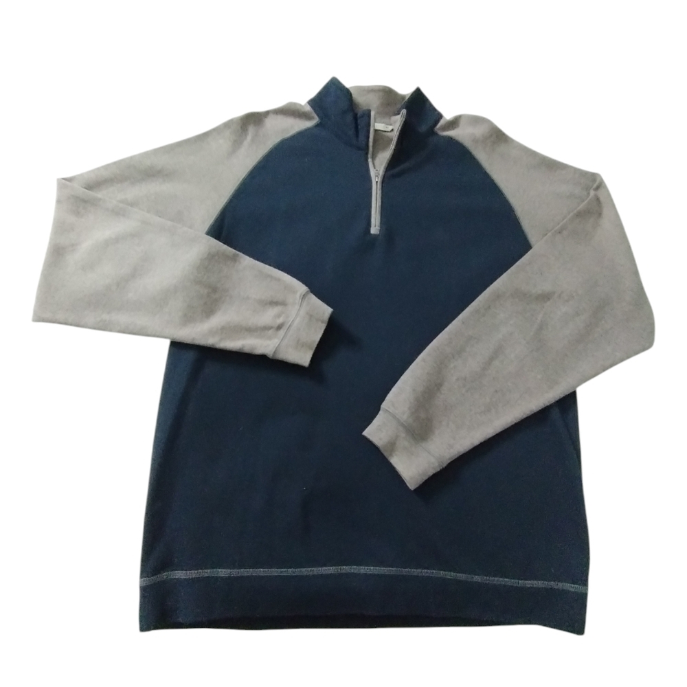 Cutter‎ & Buck Mens ¼ Zip Knit Sweater  Quiet Luxury Golf Lounge Old Money Sz XL